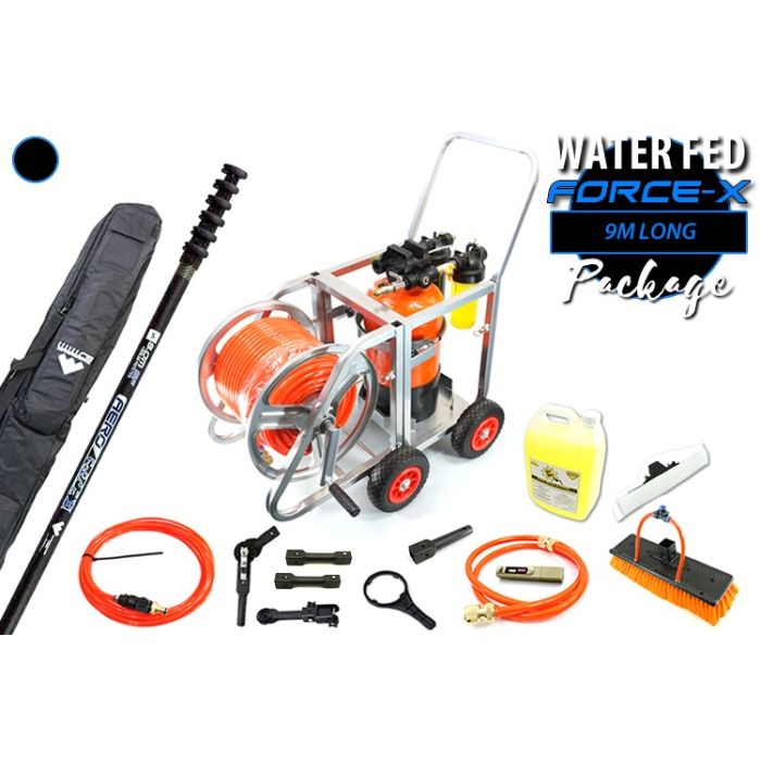 Complete Water Fed Pole and Water Treatment Schwarzenegger Package