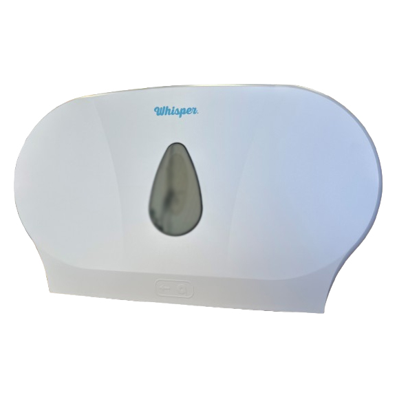 Double Jumbo Roll Dispenser - White