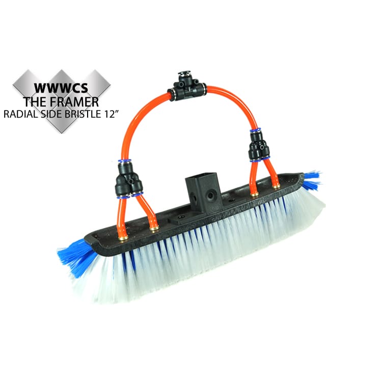 "The Framer" 12" Nylon Radial Side Bristle Brush (4 x Pencil Jets)