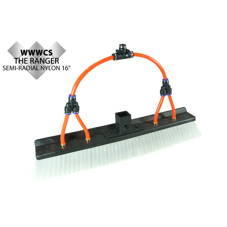 "The Ranger" 16" Nylon Semi-Radial Bristle Brush (4 x Pencil Jets)