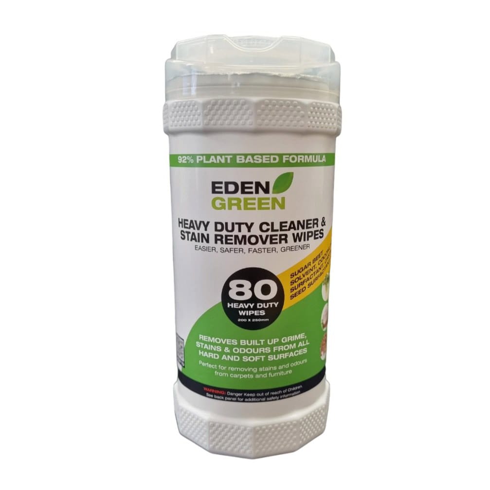 Eden Green - HD Cleaner & Stain Remover Wipes 80/Tub